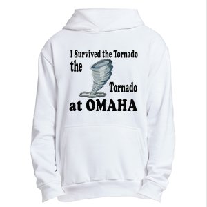 I Survived The Tornado At Omaha Funny Natural Disaster Urban Pullover Hoodie