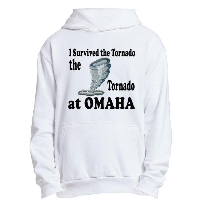 I Survived The Tornado At Omaha Funny Natural Disaster Urban Pullover Hoodie