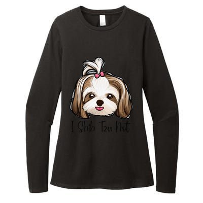 I Shih Tzu Not Funny Shih Tzu Mom Dog Lovers Mothers Day Womens CVC Long Sleeve Shirt