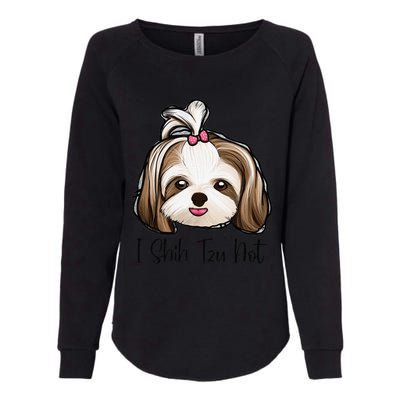 I Shih Tzu Not Funny Shih Tzu Mom Dog Lovers Mothers Day Womens California Wash Sweatshirt