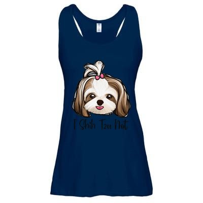 I Shih Tzu Not Funny Shih Tzu Mom Dog Lovers Mothers Day Ladies Essential Flowy Tank