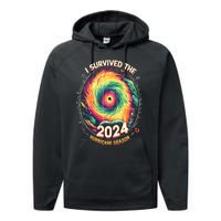 I Survived The 2024 Hurricane Season Performance Fleece Hoodie