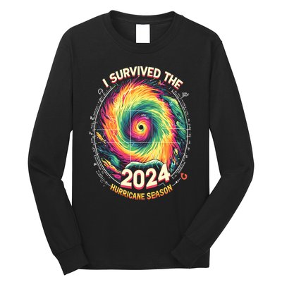 I Survived The 2024 Hurricane Season Long Sleeve Shirt