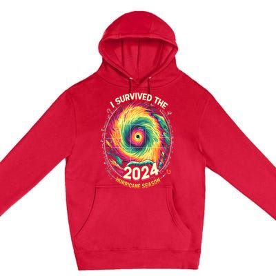 I Survived The 2024 Hurricane Season Premium Pullover Hoodie