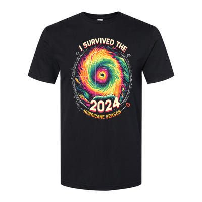 I Survived The 2024 Hurricane Season Softstyle CVC T-Shirt