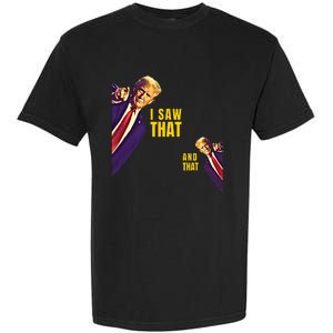 I Saw That Jesus Meme Barron And Im Telling Dad Trump Garment-Dyed Heavyweight T-Shirt