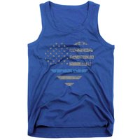 I Support The Thin Blue Line Heart Flag Gift Tank Top