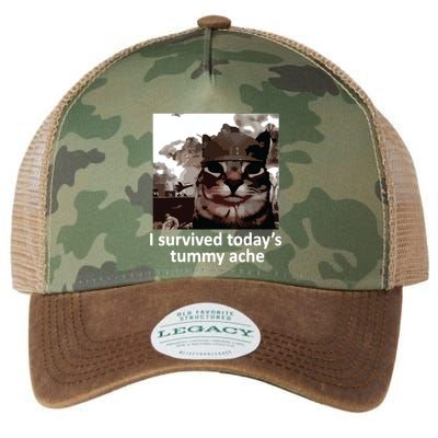 I Survived Todays Tummy Ache Legacy Tie Dye Trucker Hat