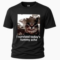 I Survived Todays Tummy Ache Cooling Performance Crew T-Shirt