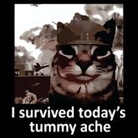 I Survived Todays Tummy Ache Cooling Performance Crew T-Shirt