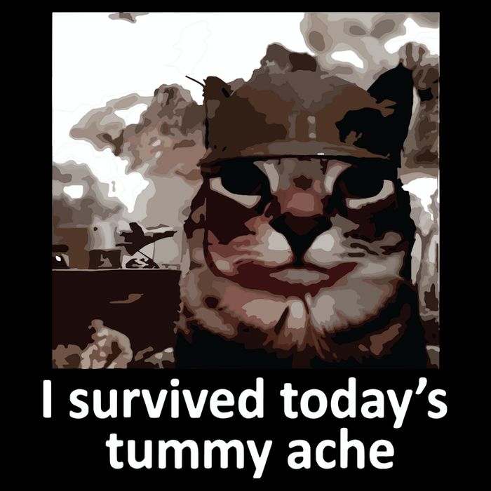 I Survived Todays Tummy Ache Cooling Performance Crew T-Shirt