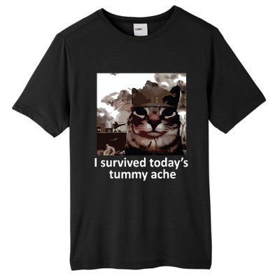 I Survived Todays Tummy Ache Tall Fusion ChromaSoft Performance T-Shirt