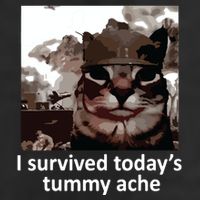 I Survived Todays Tummy Ache 11oz C Handle Ceramic Mug