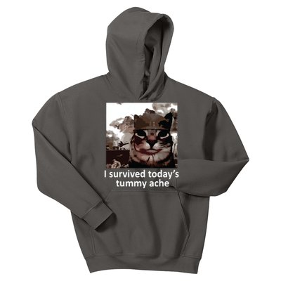 I Survived Todays Tummy Ache Kids Hoodie