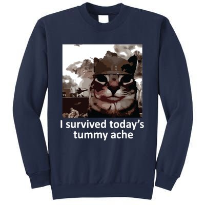 I Survived Todays Tummy Ache Sweatshirt