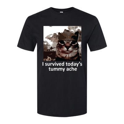 I Survived Todays Tummy Ache Softstyle CVC T-Shirt