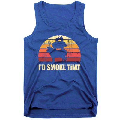 Id Smoke That Barbecue Gift Tank Top