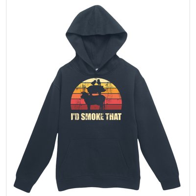 Id Smoke That Barbecue Gift Urban Pullover Hoodie