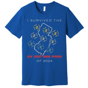 I Survived The New Jersey Drone Invasion Of 2024 Premium T-Shirt