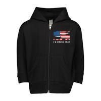 Id Smoke That Barbecue Toddler Zip Fleece Hoodie