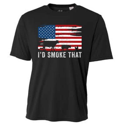 Id Smoke That Barbecue Cooling Performance Crew T-Shirt