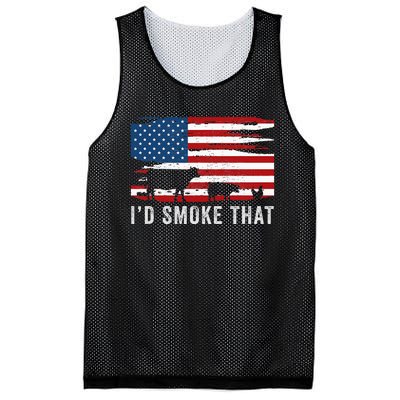 Id Smoke That Barbecue Mesh Reversible Basketball Jersey Tank