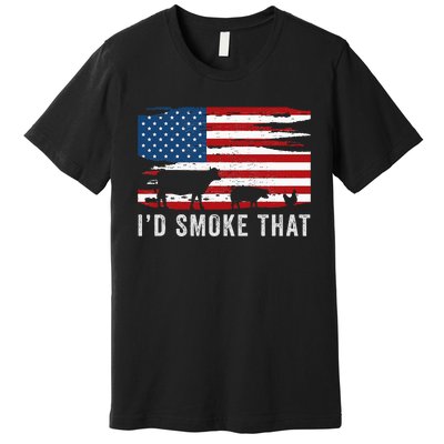 Id Smoke That Barbecue Premium T-Shirt