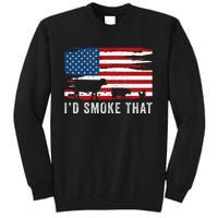 Id Smoke That Barbecue Tall Sweatshirt