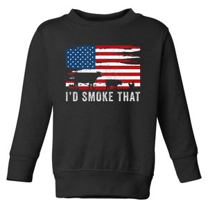 Id Smoke That Barbecue Toddler Sweatshirt