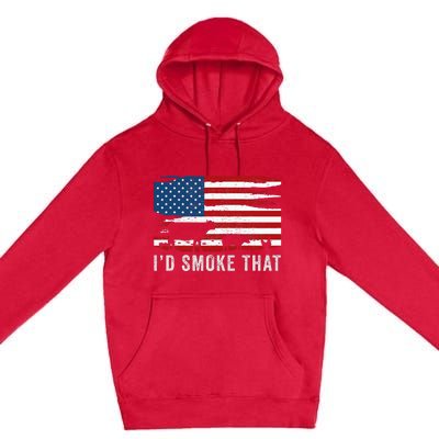 Id Smoke That Barbecue Premium Pullover Hoodie