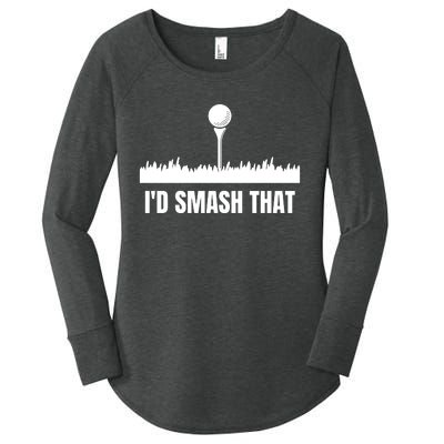 I'd Smash That Golf Women's Perfect Tri Tunic Long Sleeve Shirt