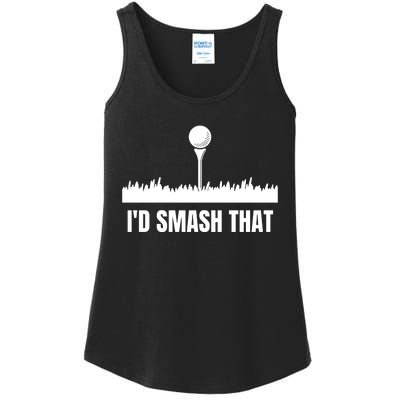 I'd Smash That Golf Ladies Essential Tank