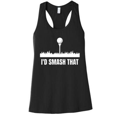 I'd Smash That Golf Women's Racerback Tank