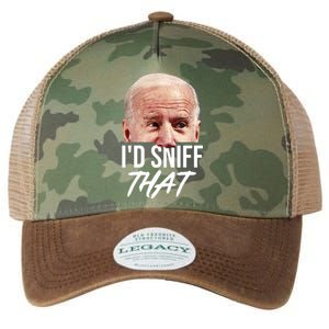 I'd Sniff That Funny Joe Biden Legacy Tie Dye Trucker Hat