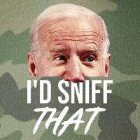 I'd Sniff That Funny Joe Biden Legacy Tie Dye Trucker Hat