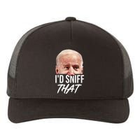 I'd Sniff That Funny Joe Biden Yupoong Adult 5-Panel Trucker Hat