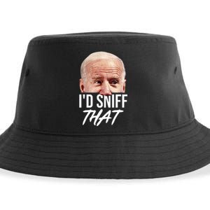 I'd Sniff That Funny Joe Biden Sustainable Bucket Hat