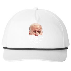 I'd Sniff That Funny Joe Biden Snapback Five-Panel Rope Hat