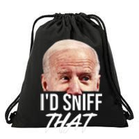 I'd Sniff That Funny Joe Biden Drawstring Bag