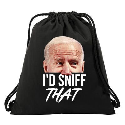 I'd Sniff That Funny Joe Biden Drawstring Bag