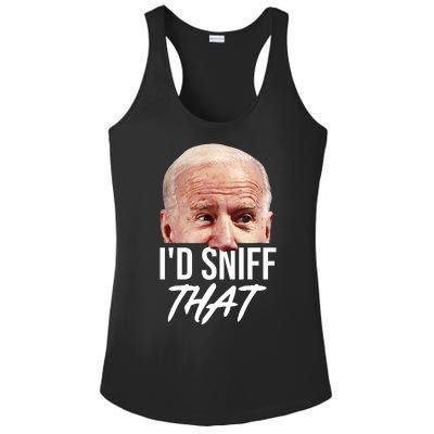 I'd Sniff That Funny Joe Biden Ladies PosiCharge Competitor Racerback Tank