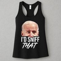 I'd Sniff That Funny Joe Biden Womens Tank Top