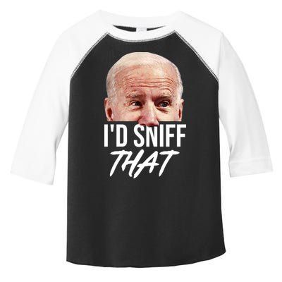 I'd Sniff That Funny Joe Biden Toddler Fine Jersey T-Shirt