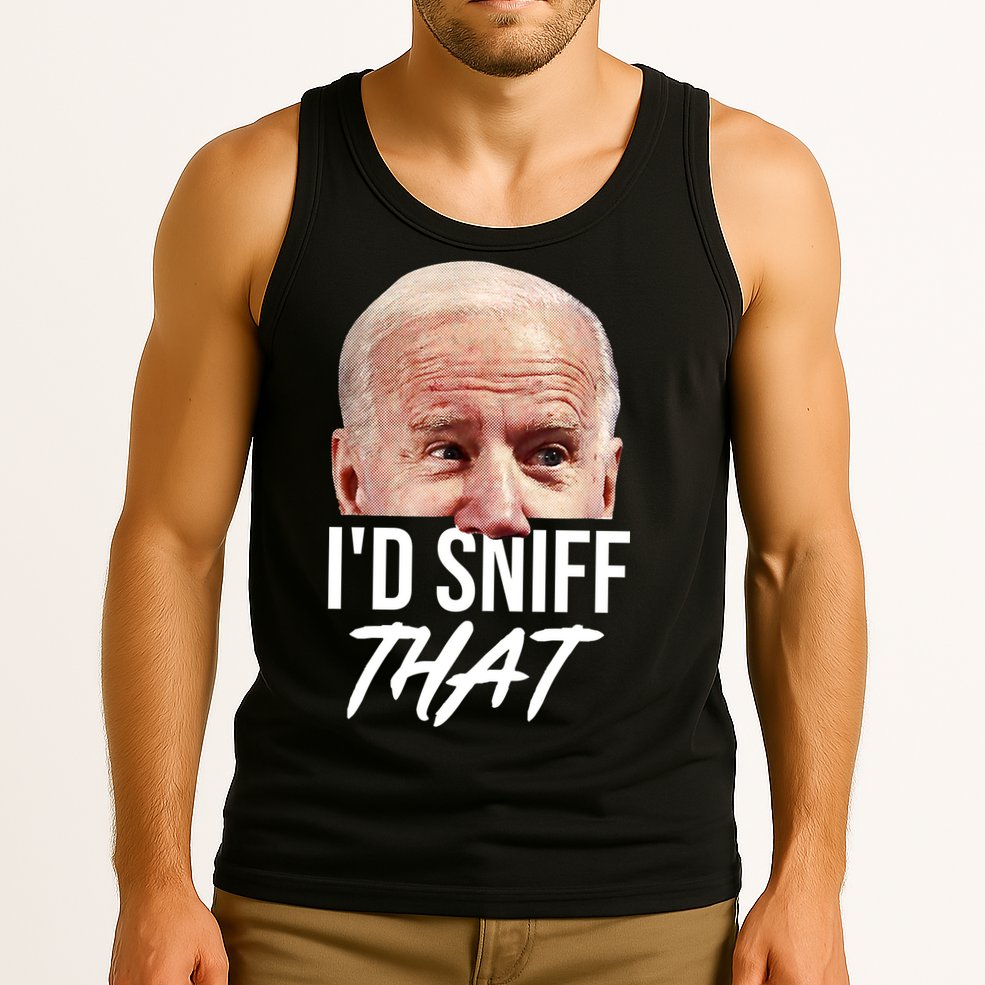 I'd Sniff That Funny Joe Biden Tank Top