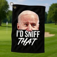 I'd Sniff That Funny Joe Biden Golf Towel