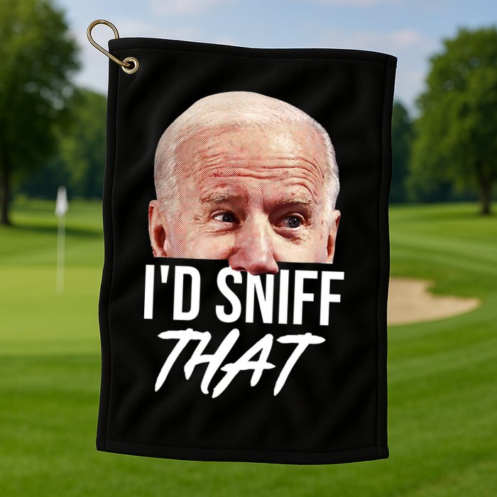 I'd Sniff That Funny Joe Biden Golf Towel