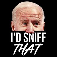 I'd Sniff That Funny Joe Biden Women's V-Neck T-Shirt