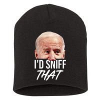 I'd Sniff That Funny Joe Biden Short Acrylic Beanie