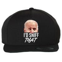 I'd Sniff That Funny Joe Biden Wool Snapback Cap