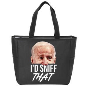 I'd Sniff That Funny Joe Biden Zip Tote Bag